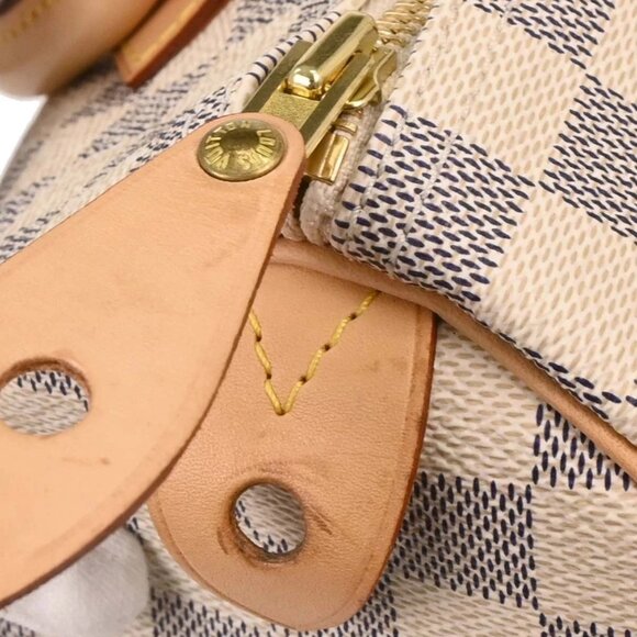 Louis Vuitton Damier Azur Speedy 25 Handbag N41534 SP2017 154609 - Picture 6 of 10